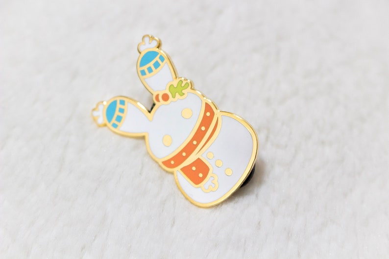 Enamel Pin - Snow Bunny