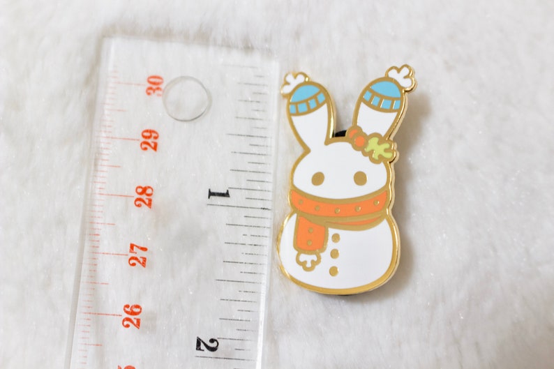 Enamel Pin - Snow Bunny