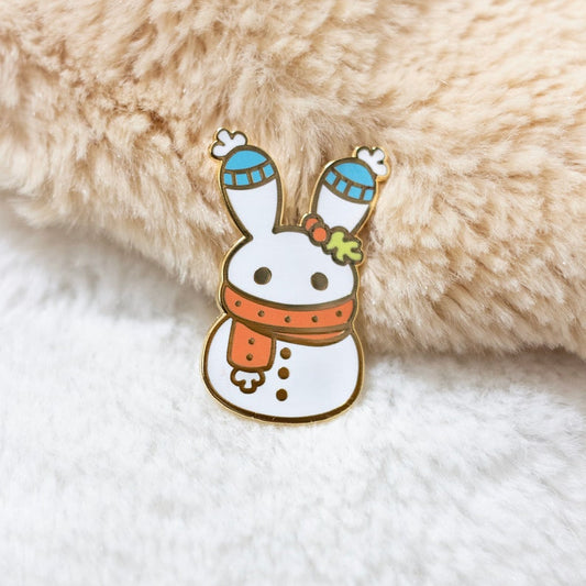 Enamel Pin - Snow Bunny