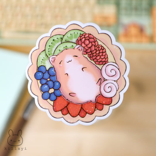 Sticker - Fruit Tart Hamster