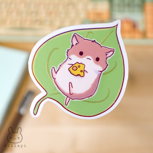 Sticker - Leaf Hamster