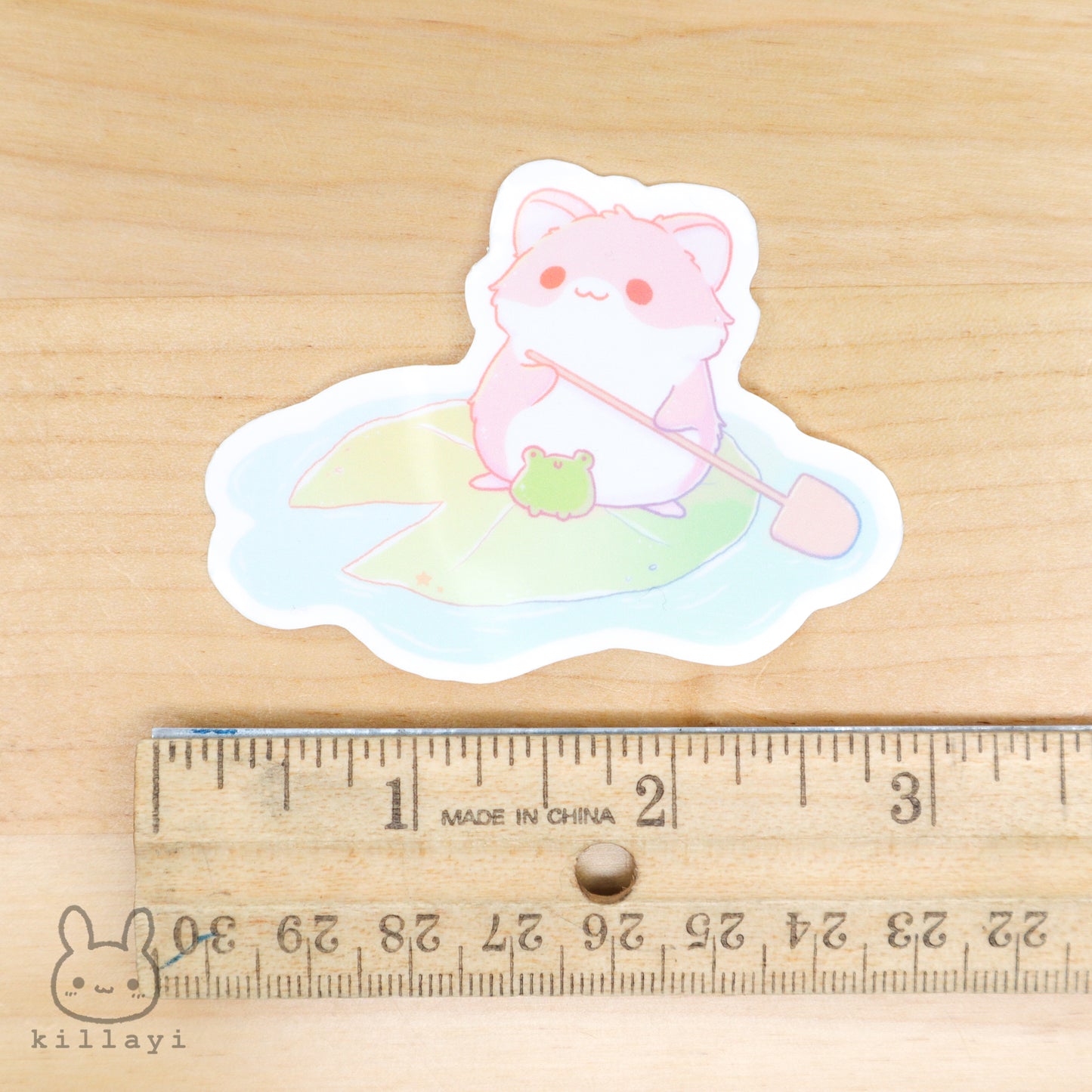 Sticker - Lily Pad Hamster