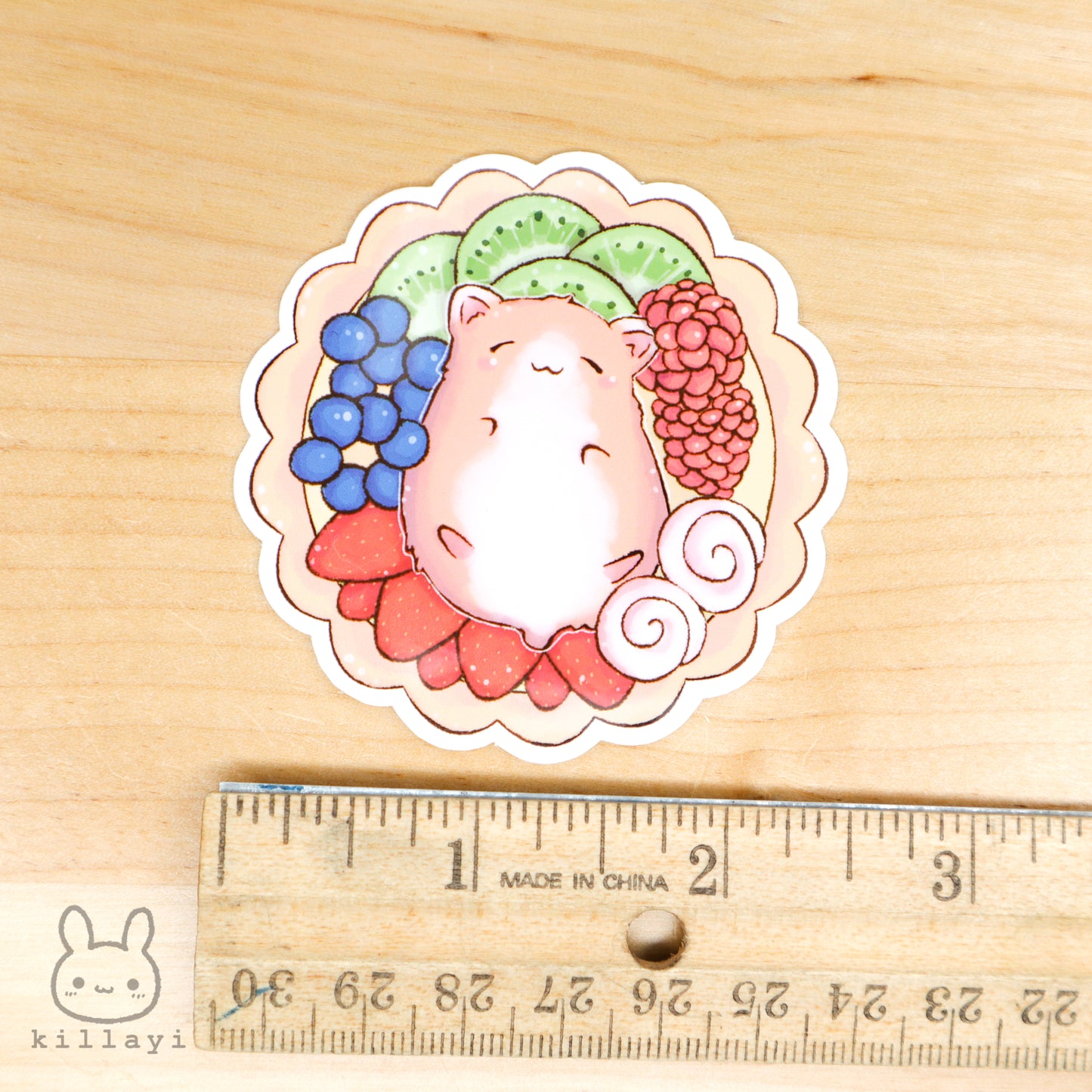 Sticker - Fruit Tart Hamster