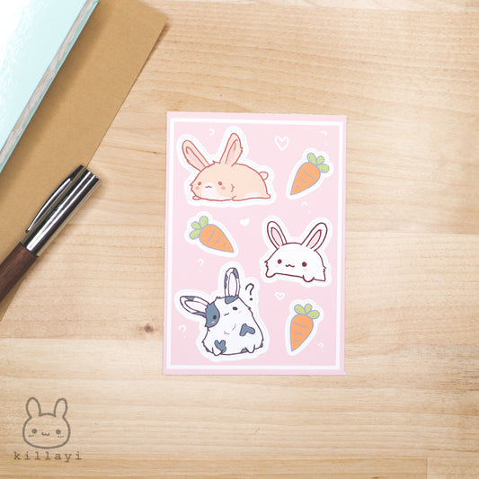 Sticker Sheet - Bunny Love