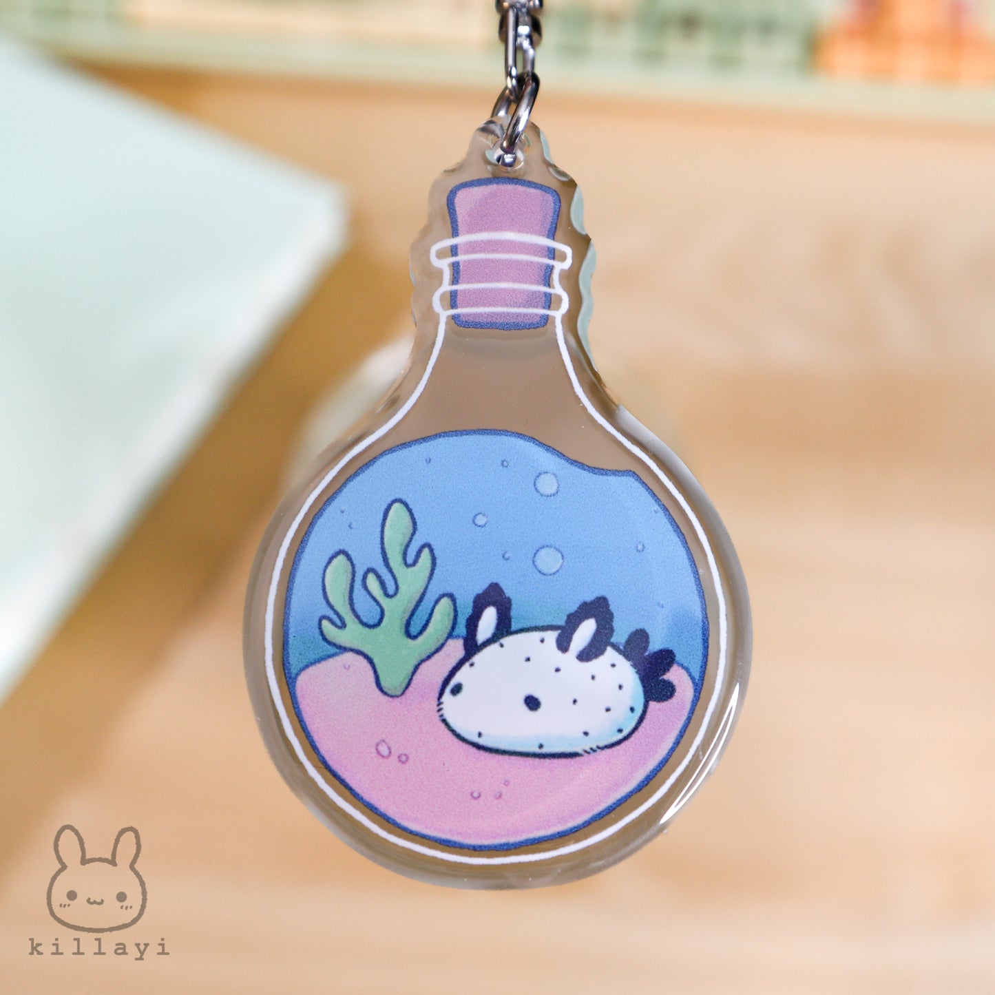 Keychain - Sea Bunny Bottle