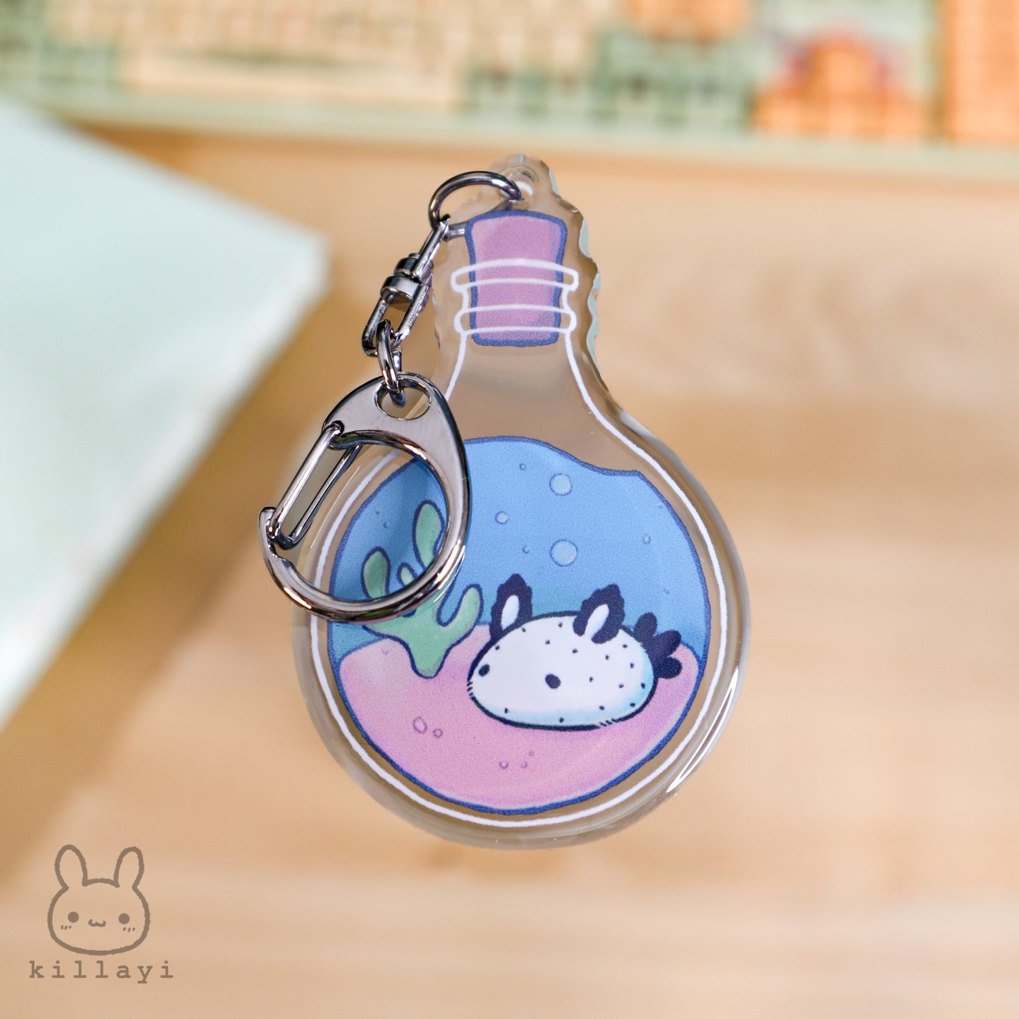 Keychain - Sea Bunny Bottle