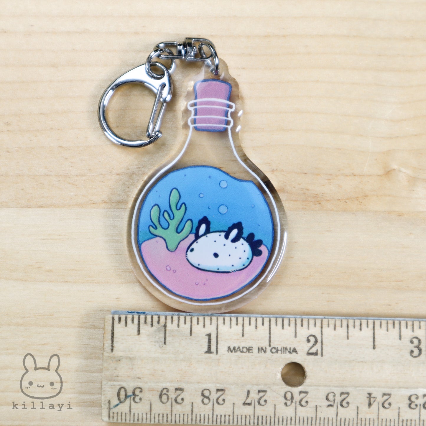 Keychain - Sea Bunny Bottle