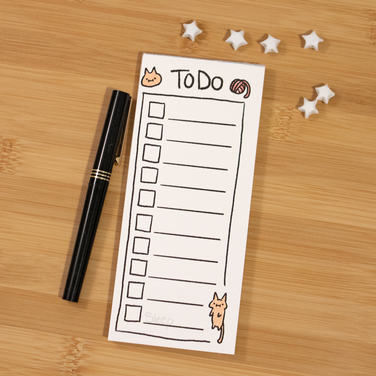 Notepad Cat To Do List