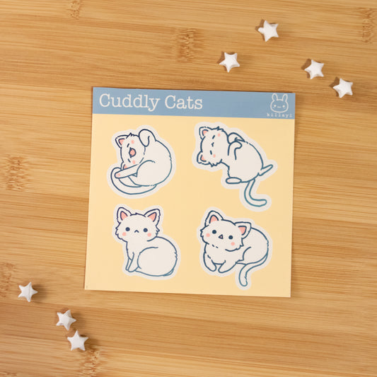 Sticker Sheet - Cuddly Cats